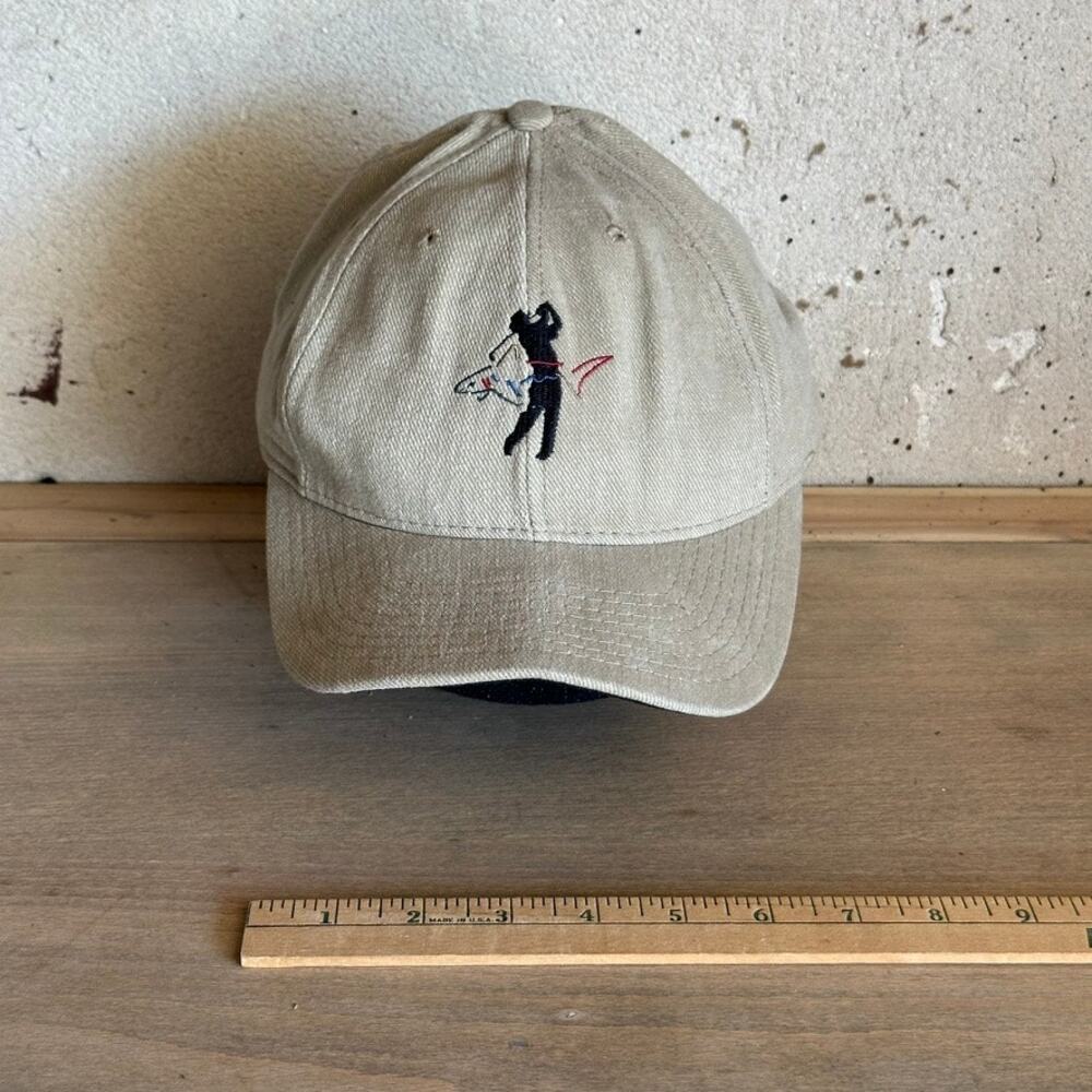 Greg Norman Collection Vintage Khaki Golf Dad Hat